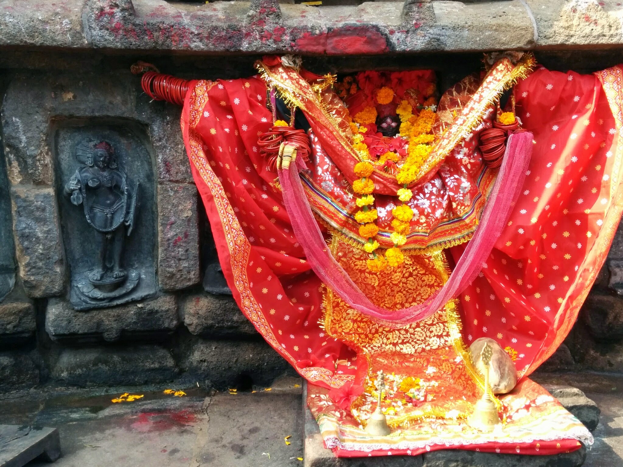 One yogini worshipped as Mahamaya