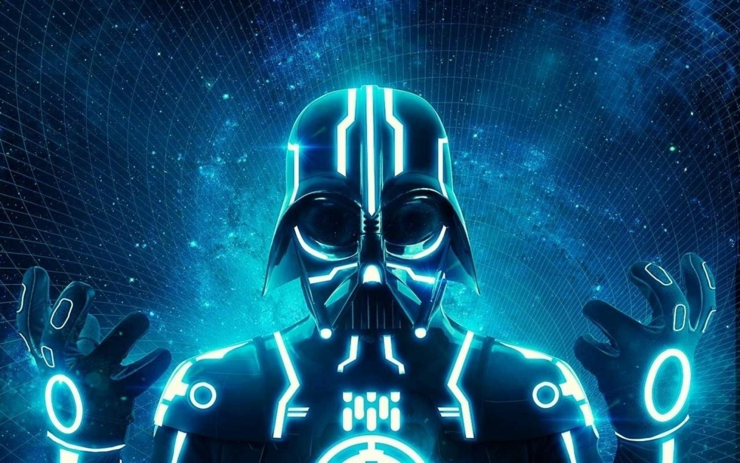 darth_vader_tron_science_fiction_neon_1440x900_18349